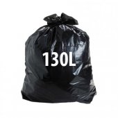 Saco para Lixo Super Reforçado 130L Preto (100 unidades)