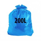 Saco para Lixo Extra Reforçado 200L Azul (50 unidades)