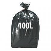 Saco para Lixo Doméstico 100L Preto (5 unidades)